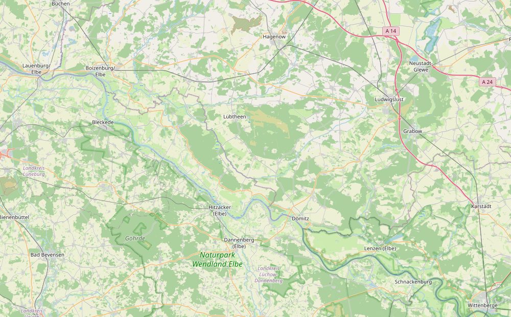 Karte: Vielank und Umgebung
